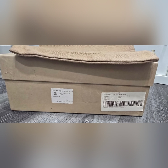 Burberry Black Suede Milner Buckle Ankle Boots, Sexy, Size 7.5 - Picture 8 of 11